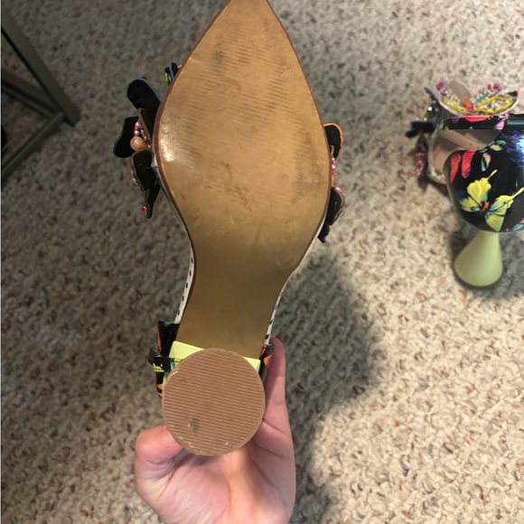 Betsey Johnson Colorful Butterfly Heels - Picture 4 of 5